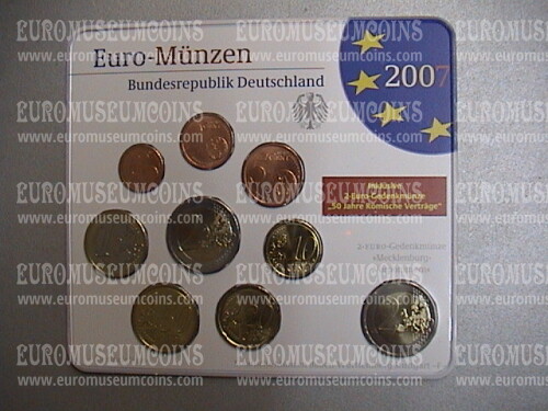 2007 Germania serie divisionale zecca F blister ufficiale FDC
