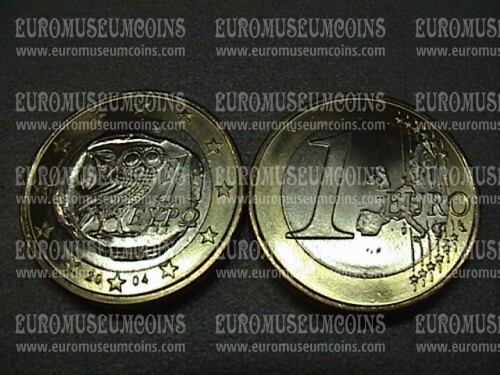2004 Grecia moneta da 1 euro UNC