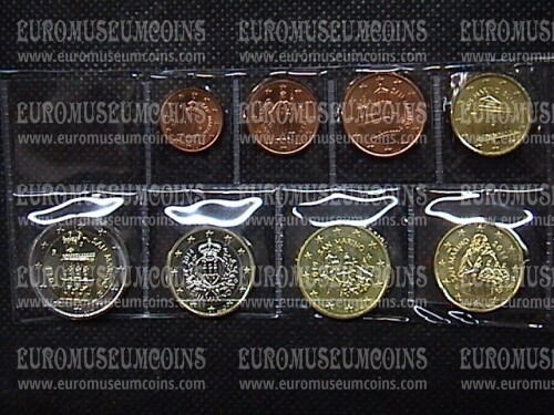 2014 serie completa 8 monete euro San Marino