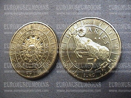 2018 San Marino 5 Euro FDC Segni Zodiacali : Ariete