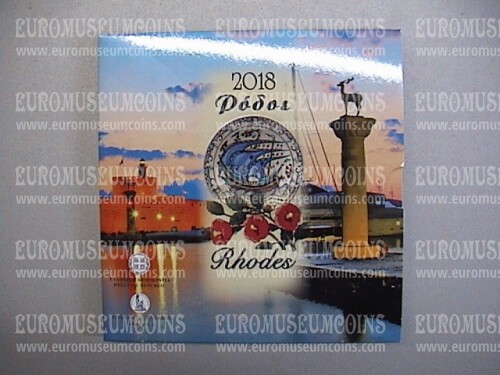 2018 Grecia Rodi divisionale FDC in confezione ufficiale
