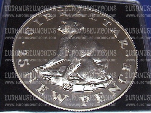 1971 Gibilterra 25 New Pence in argento Proof