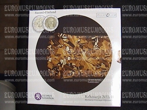 2013 Finlandia Parti dell' Euro divisionale 2° FDC in confezione ufficiale