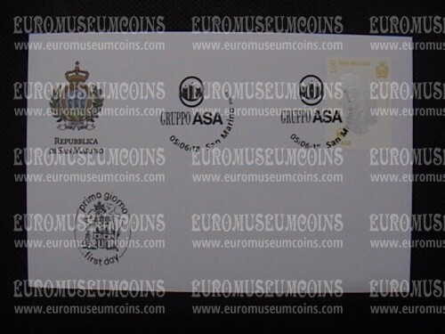 2018 ASA San Marino FDC 1 valore