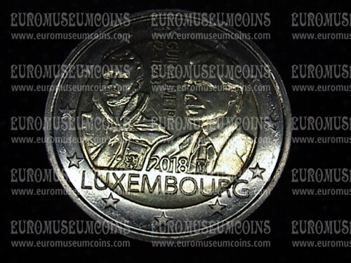Lussemburgo 2018 Anniversario morte Granduca Guglielmo 1°- 2 Euro commemorativo  