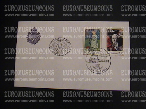 1981 San Marino Picasso Busta primo giorno di emissione 