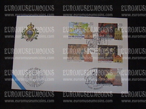 1999 San Marino Anno Santo Busta primo giorno di emissione FDC