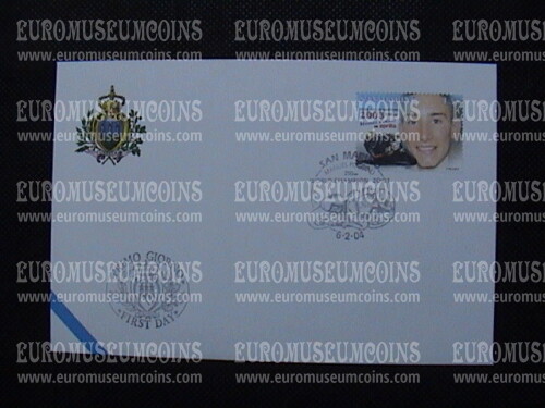 2004 FDC Manuel Poggiali San Marino