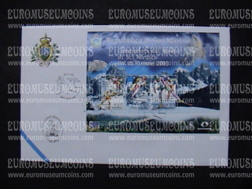 2003 FDC Sci Nordico BF San Marino