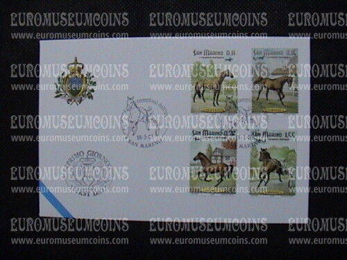 2003 FDC I Campioni dell'Ippica San Marino