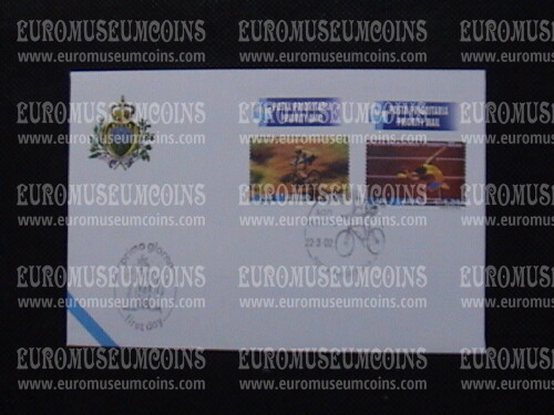 2002 FDC Posta Prioritaria San Marino