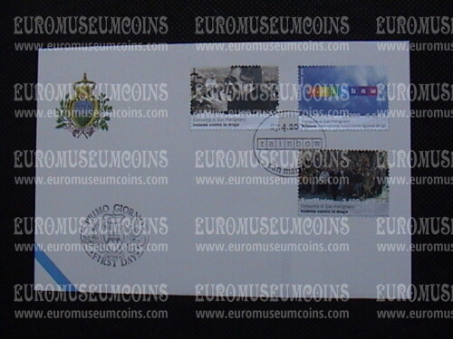 2000 San Marino San Patrignano Busta primo giorno di emissione FDC
