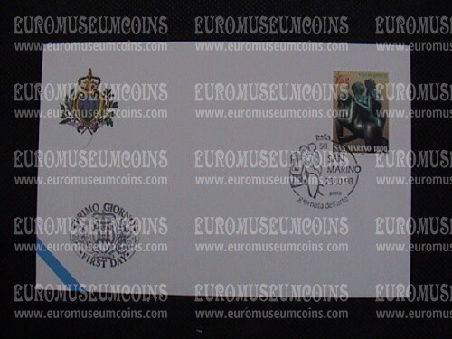 1998 San Marino Giornata dell'Arte Busta primo giorno di emissione FDC