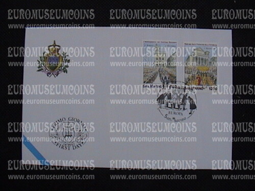 1998 San Marino Europa Busta primo giorno di emissione FDC
