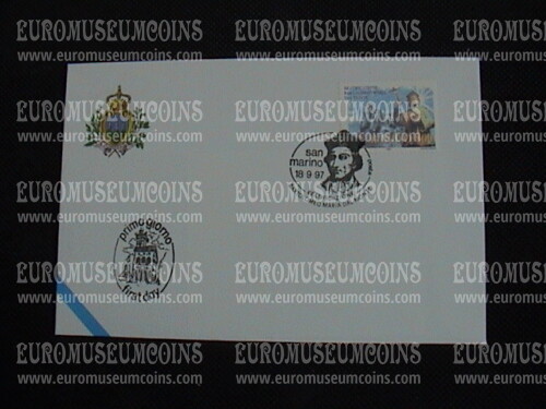 1997 San Marino San Bartolomeo Busta primo giorno di emissione FDC