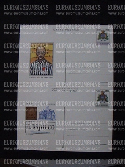 1982 San Marino Cartoline Kolbe e il Bajocco
