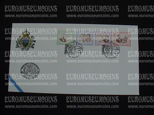 1997 San Marino 1° Francobollo Busta primo giorno di emissione FDC