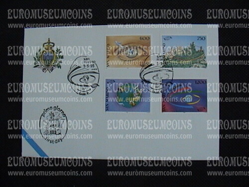 1995 San Marino Organizzazione Mondiale Turismo Busta primo giorno di emissione FDC