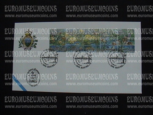 1995 San Marino Anno Europeo Busta primo giorno di emissione FDC