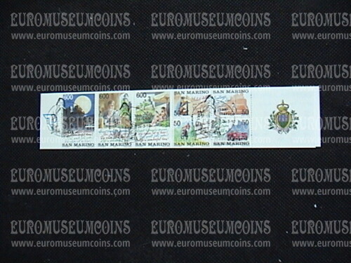 1992 Attrattive Turistiche San Marino libretto timbrato primo giorno