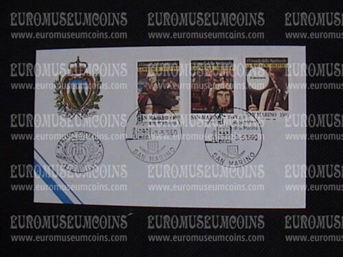 1990 San Marino Lawrence Olivier Busta primo giorno di emissione FDC