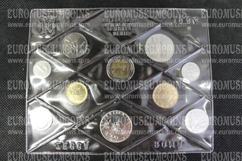 1984 Italia divisionale FDC con il 500 Lire Caravelle in argento in confezione ufficiale