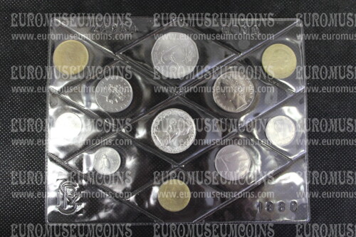 1980 Italia divisionale FDC con il 500 Lire Caravelle in argento in confezione ufficiale