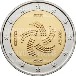 Irlanda 2026 presidenza consiglio Unione Europea 2 Euro commemorativo