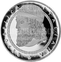 2015 Italia 10 Euro PROOF BRONZI di RIACE in argento con cofanetto  