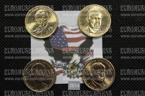 2014 Stati Uniti zecca D 4 dollari Presidenti