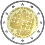 Portogallo 2023 Giornata Mondiale della Gioventù 2 Euro commemorativo