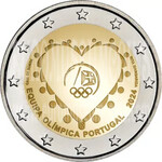 Portogallo 2024 Olimpiadi di Parigi 2 Euro commemorativo