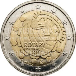 Portogallo 2026 centenario Rotary 2 Euro commemorativo 
