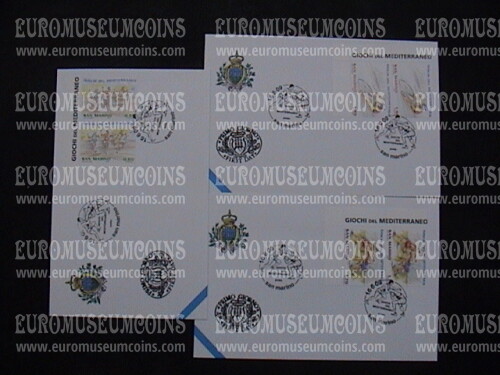 2009 FDC Giochi del Mediterraneo San Marino