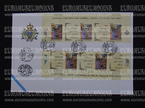 2009 FDC Lingua Italiana San Marino