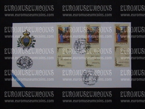 2009 FDC Lingua Italiana San Marino