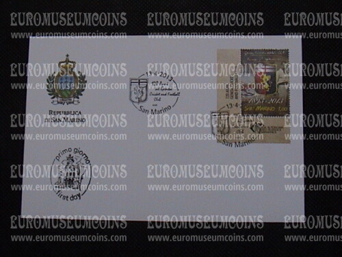 2013 FDC Genoa San Marino app 3