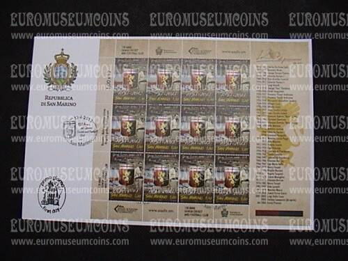2013 FDC Genoa Busta primo giorno di emissione minifoglio
