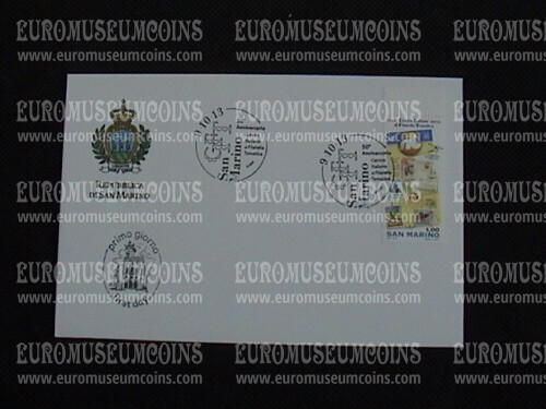 2013 FDC Filatelia Tematica San Marino