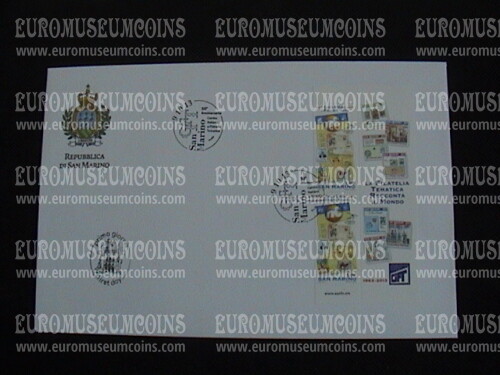 2013 FDC Filatelia Tematica San Marino