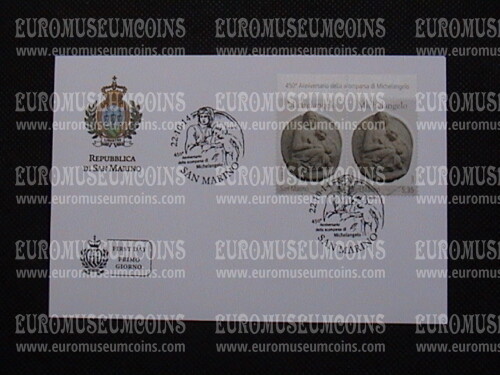 2014 FDC Michelangelo San Marino