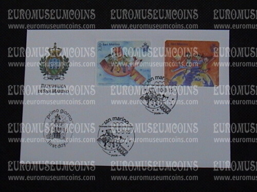 2015 FDC Giornata della Felicità San Marino