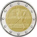2025 Slovacchia 100° anniversario Hockey su ghiaccio 2 Euro commemorativo