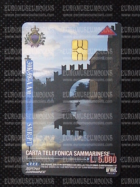 1998 San Marino Meeting Telecarta da Lire 5000