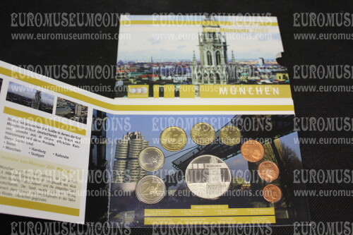 2003 Germania divisionale FDC Monaco con medaglia in confezione ufficiale