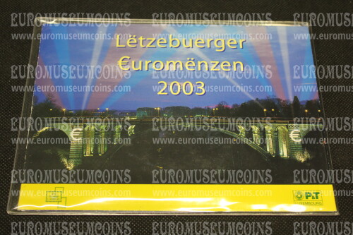 2003 Lussemburgo divisionale Poste FDC in confezione