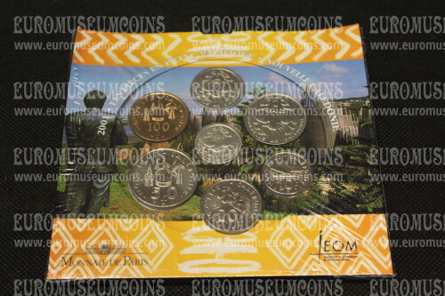 2001 Nuova Caledonia divisionale FDC in confezione ufficiale