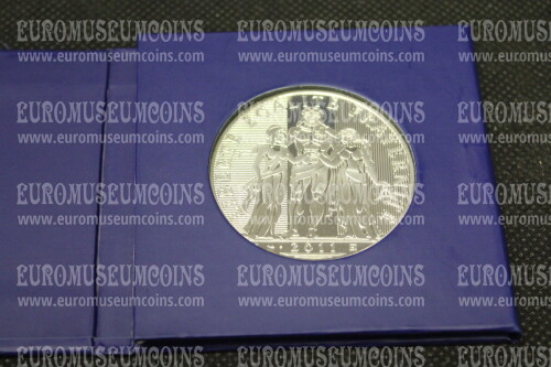 2011 Francia 100 Euro FDC in argento Ercole
