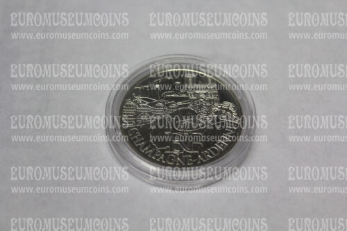 2011 Francia 10 Euro FDC in argento Champagne Ardenne