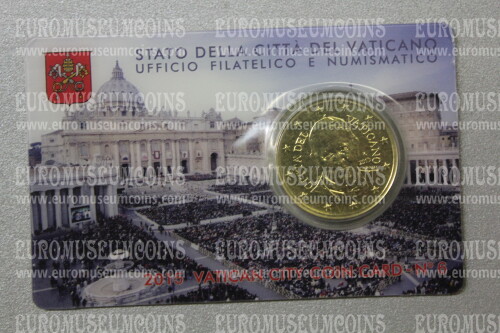 2015 Vaticano Papa Francesco 50 centesimi di euro in coincard n° 6